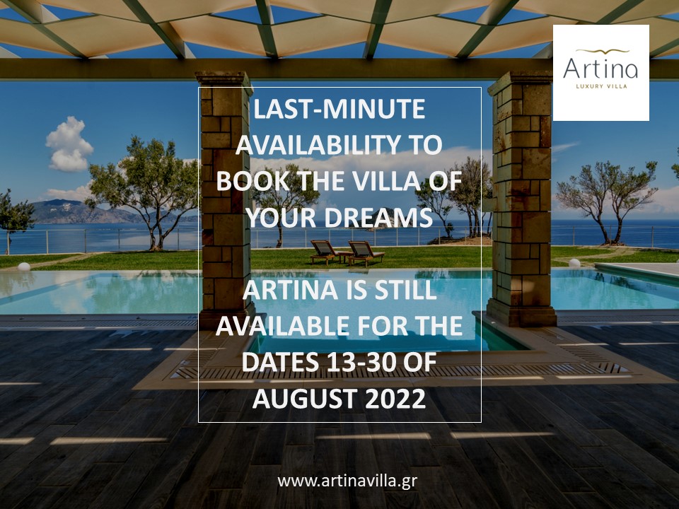 Artina Luxury Villa Zakynthos Greece Last-Minute Deal Special Offer
